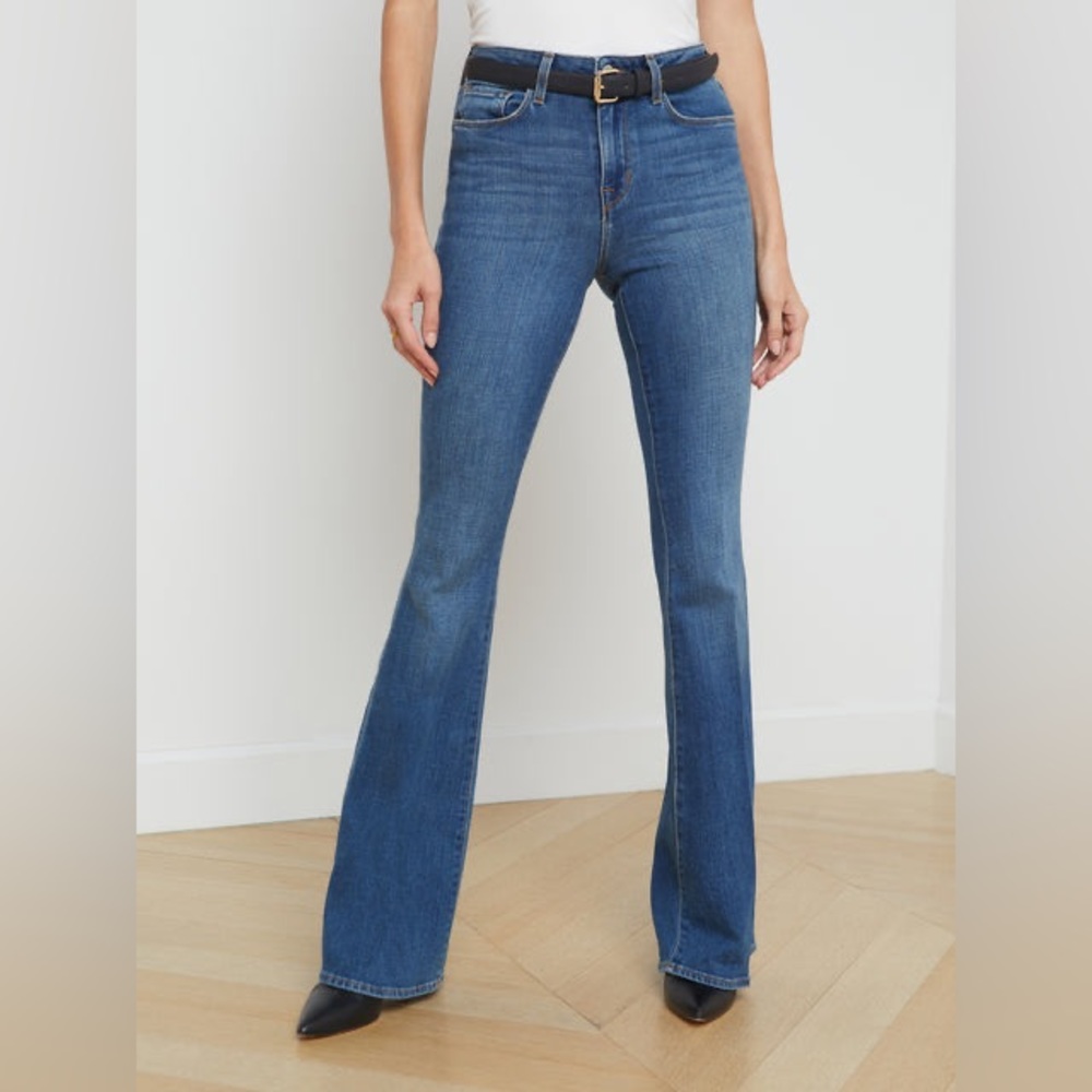 L’Agence Hi-Rise Bell Flare Jeans
